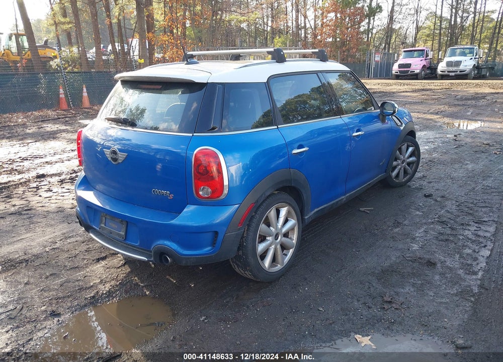 2012 MINI COOPER S COUNTRYMAN VIN: WMWZC5C50CWM14395