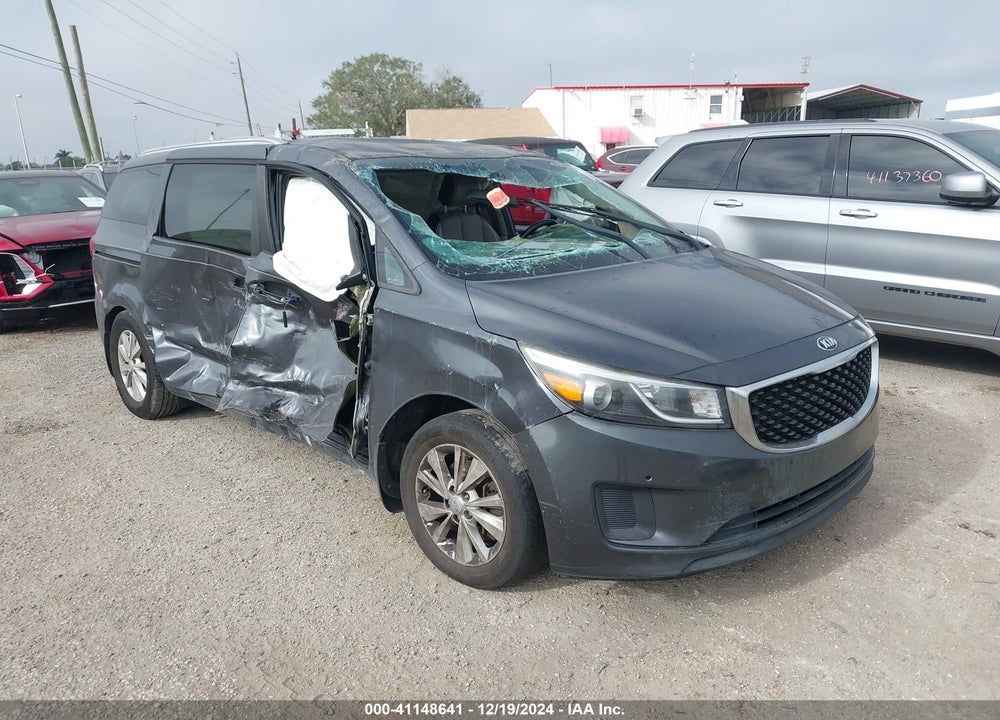 2016 KIA SEDONA LX VIN: KNDMB5C13G6210631