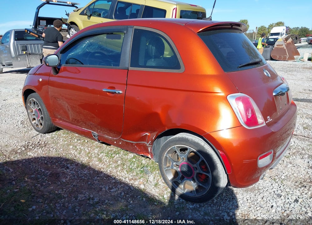 2012 FIAT 500 VIN: 3C3CFFBRXCT110138