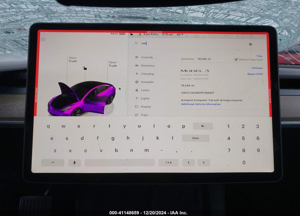 2023 TESLA MODEL 3 VIN: 5YJ3E1EB0PF389457