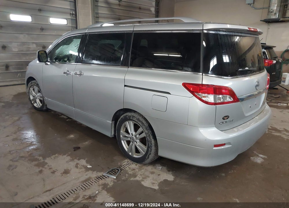 2012 NISSAN QUEST SL VIN: JN8AE2KPXC9048993