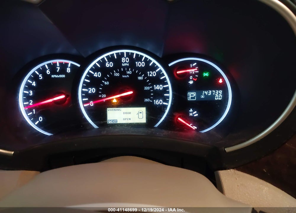 2012 NISSAN QUEST SL VIN: JN8AE2KPXC9048993