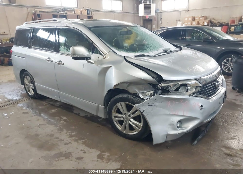 2012 NISSAN QUEST SL VIN: JN8AE2KPXC9048993