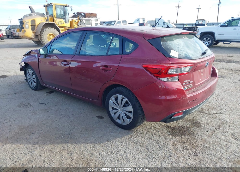 2020 SUBARU IMPREZA VIN: 4S3GTAB68L3729413