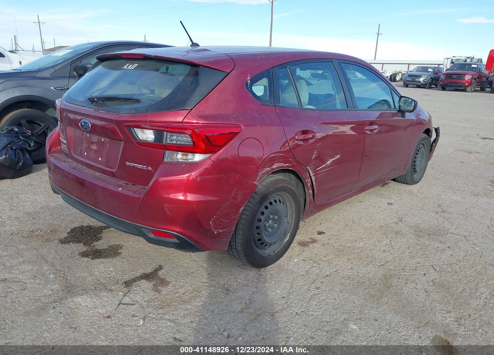 2020 SUBARU IMPREZA VIN: 4S3GTAB68L3729413