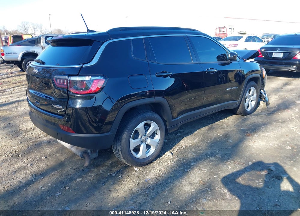 2021 JEEP COMPASS LATITUDE FWD VIN: 3C4NJCBB1MT592696