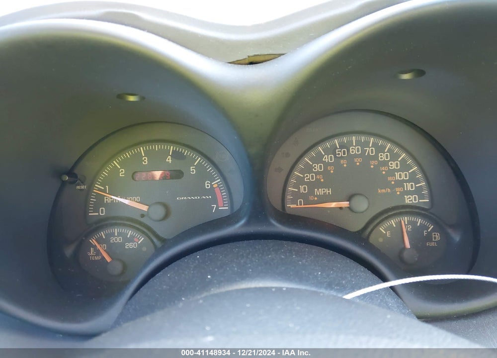 1999 PONTIAC GRAND AM SE1 VIN: 1G2NE52E9XM733295
