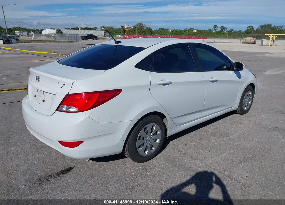 2017 HYUNDAI ACCENT SE VIN: KMHCT4AE8HU374894