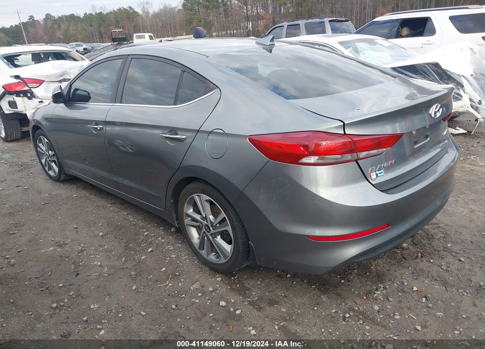 2017 HYUNDAI ELANTRA LIMITED VIN: KMHD84LF0HU283694