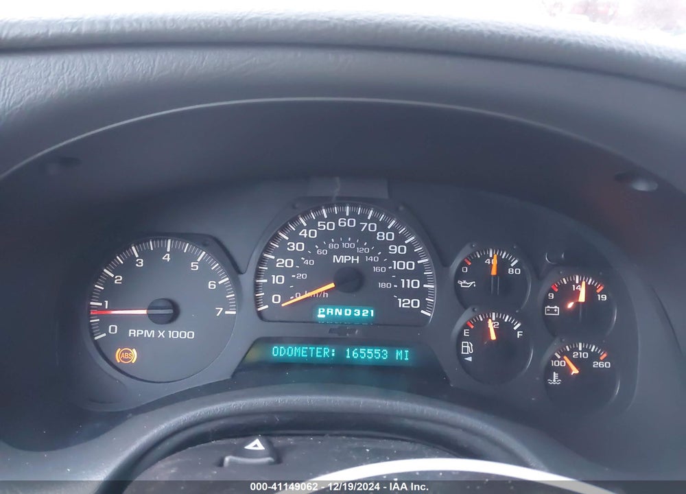 2002 CHEVROLET TRAILBLAZER LT VIN: 1GNDT13S022209538