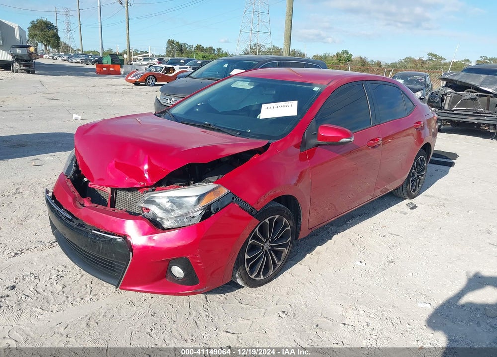 2014 TOYOTA COROLLA S PLUS VIN: 2T1BURHE9EC056274