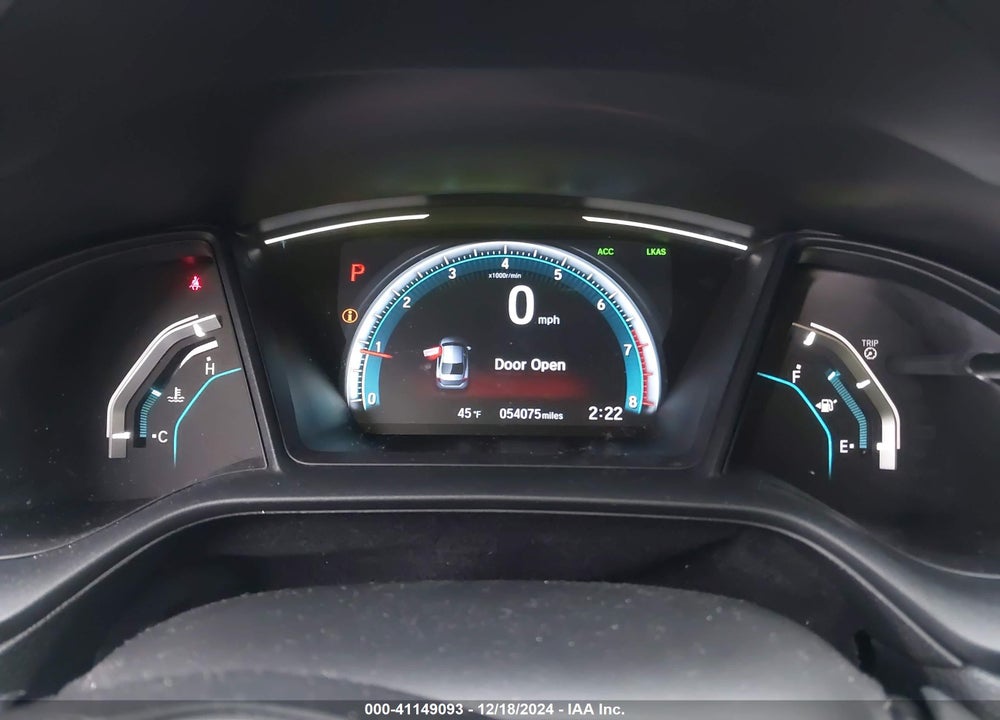 2019 HONDA CIVIC VIN: 2HGFC2F68KH542360