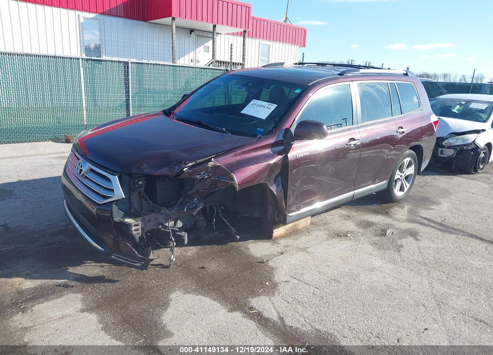 2012 TOYOTA HIGHLANDER LIMITED V6 VIN: 5TDYK3EH1CS071058