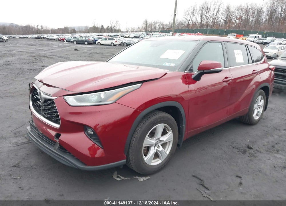 2021 TOYOTA HIGHLANDER LE VIN: 5TDBZRBHXMS537905