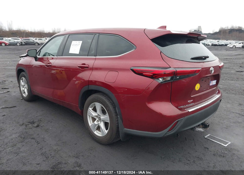 2021 TOYOTA HIGHLANDER LE VIN: 5TDBZRBHXMS537905