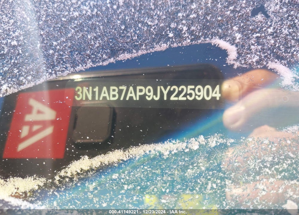 2018 NISSAN SENTRA VIN: 3N1AB7AP9JY225904
