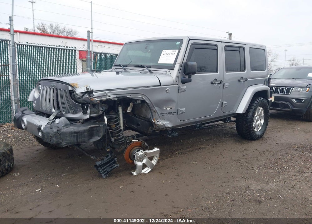 2016 JEEP WRANGLER UNLIMITED SAHARA VIN: 1C4BJWEG9GL181574