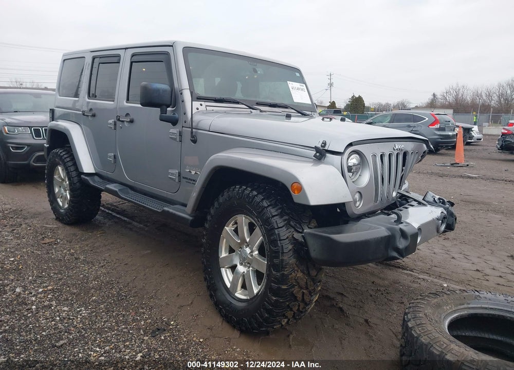 2016 JEEP WRANGLER UNLIMITED SAHARA VIN: 1C4BJWEG9GL181574