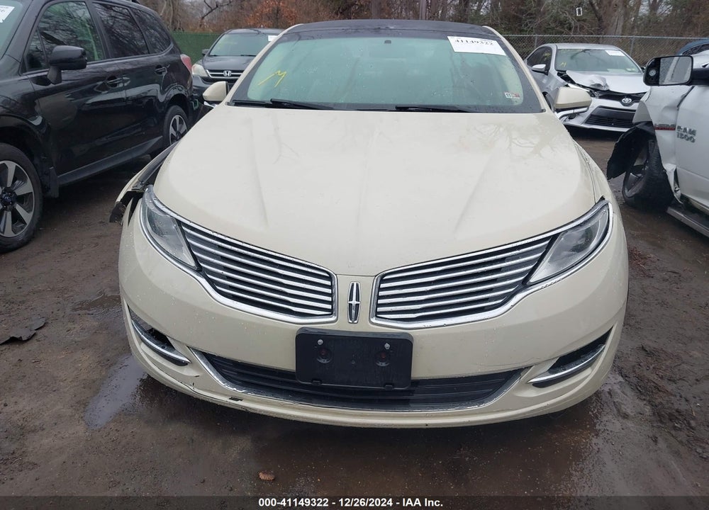 2015 LINCOLN MKZ HYBRID VIN: 3LN6L2LU0FR626891
