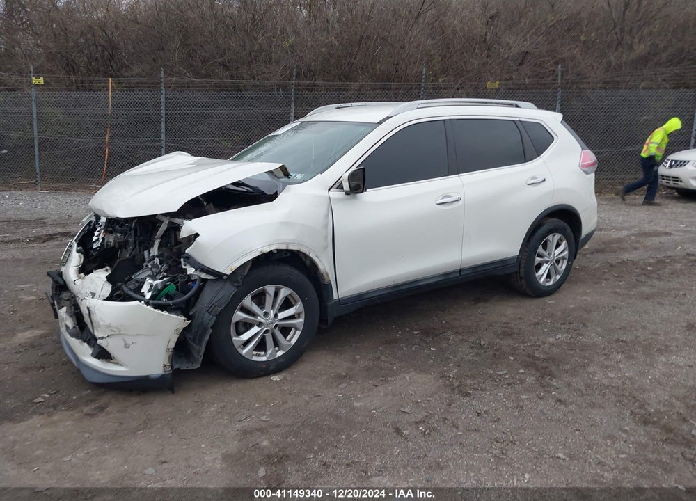 2015 NISSAN ROGUE SV VIN: 5N1AT2MT9FC754108