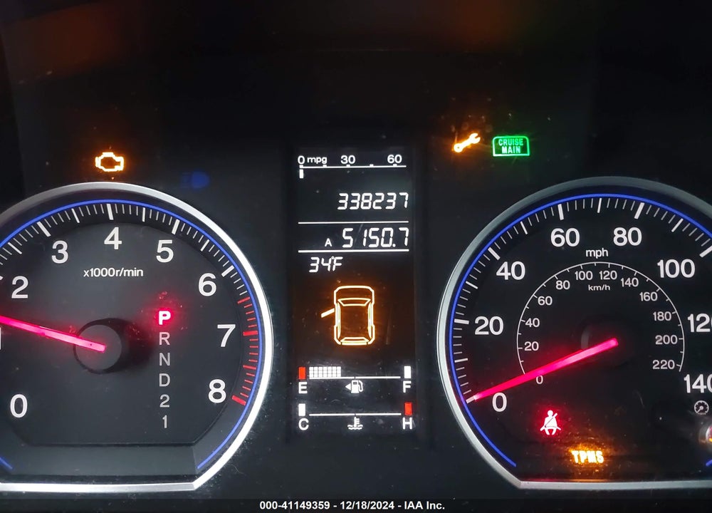 2008 HONDA CR-V EX VIN: JHLRE48538C001026