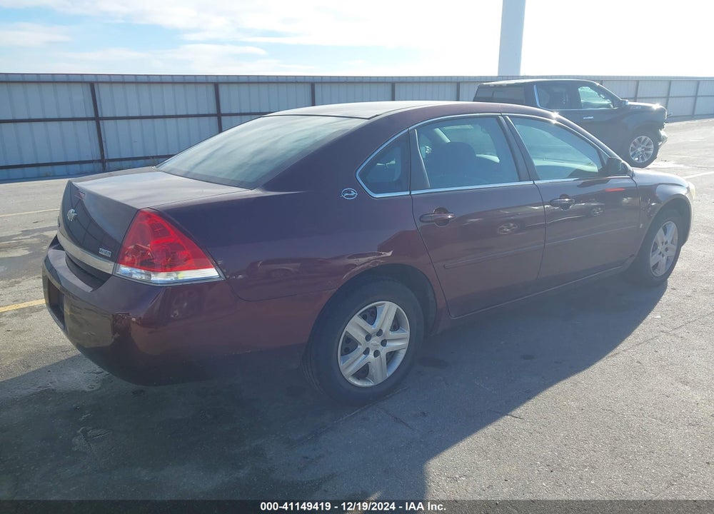 2007 CHEVROLET IMPALA LS VIN: 2G1WB58K979402437