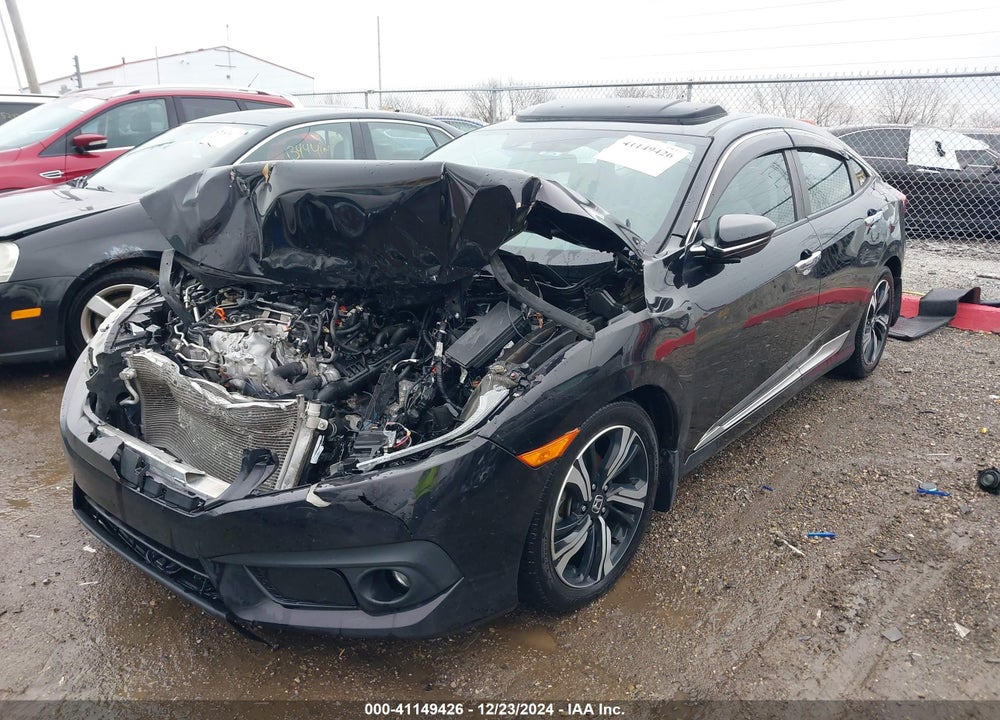 2016 HONDA CIVIC VIN: 19XFC1F95GE028553