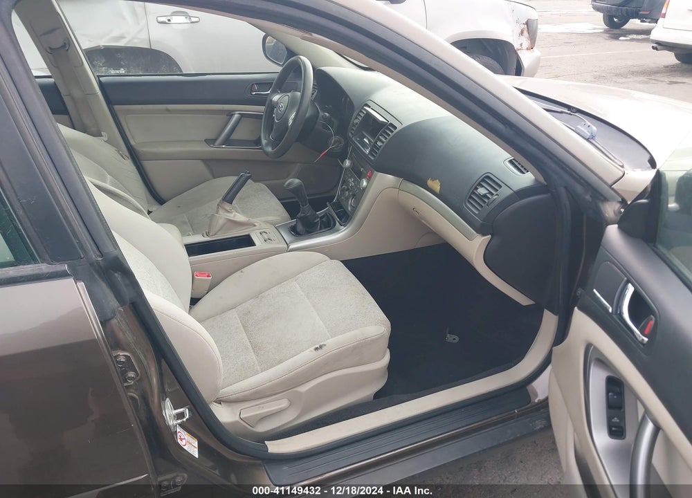 2009 SUBARU OUTBACK 2.5I VIN: 4S4BP61C596314734