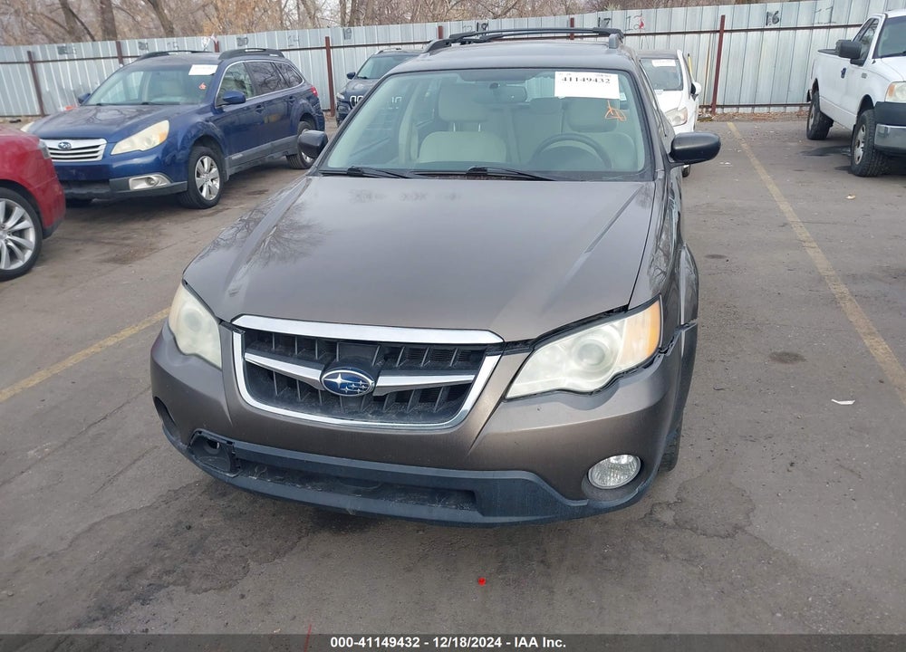 2009 SUBARU OUTBACK 2.5I VIN: 4S4BP61C596314734