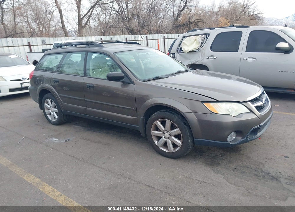 2009 SUBARU OUTBACK 2.5I VIN: 4S4BP61C596314734