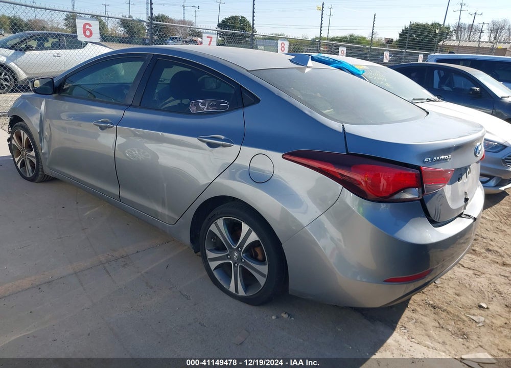 2016 HYUNDAI ELANTRA SE VIN: 5NPDH4AEXGH743385