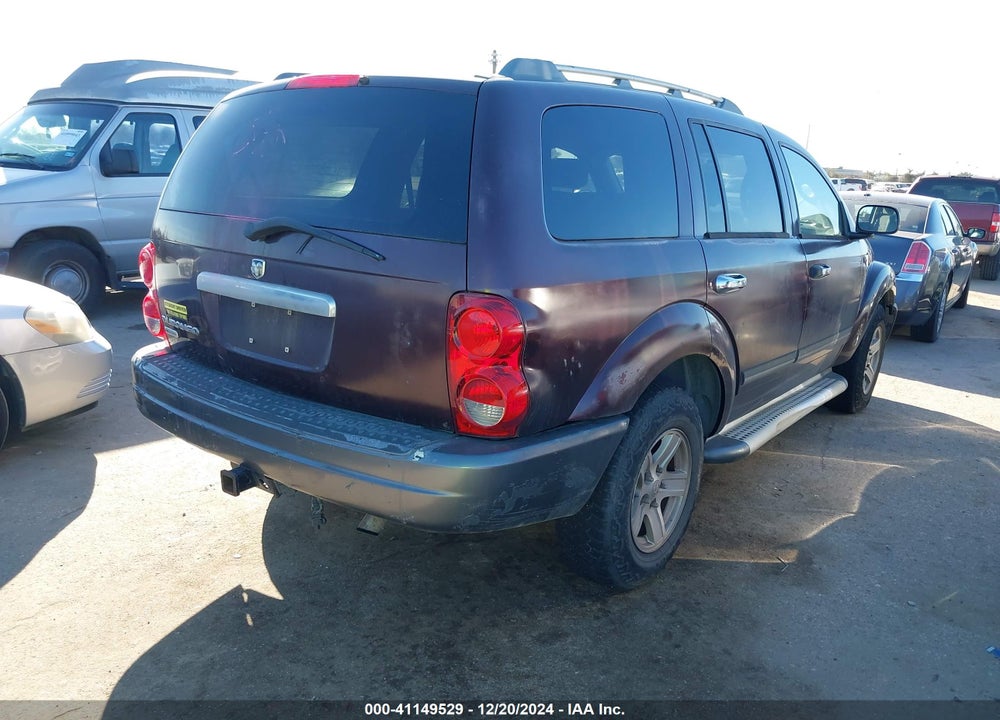 2005 DODGE DURANGO SLT VIN: 1D4HB48N75F607234