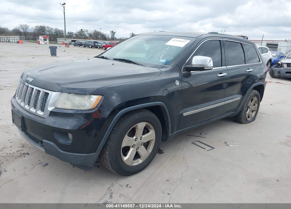 2013 JEEP GRAND CHEROKEE OVERLAND VIN: 1C4RJFCT0DC644535