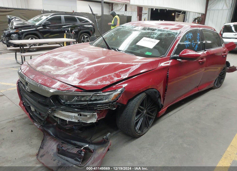 2019 HONDA ACCORD VIN: 1HGCV1F3XKA156342