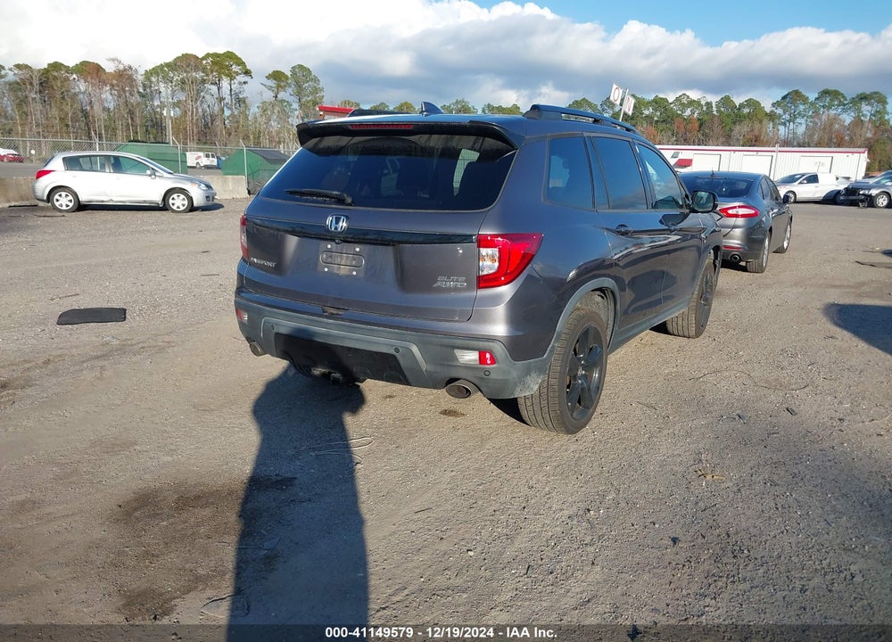 2019 HONDA PASSPORT ELITE VIN: 5FNYF8H03KB005881