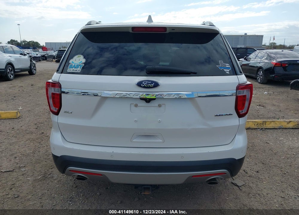 2016 FORD EXPLORER XLT VIN: 1FM5K7D81GGA82942
