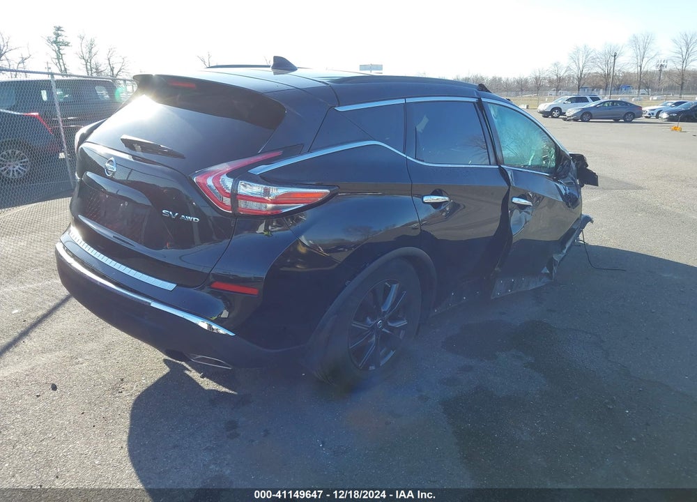2018 NISSAN MURANO SV VIN: 5N1AZ2MH7JN102823