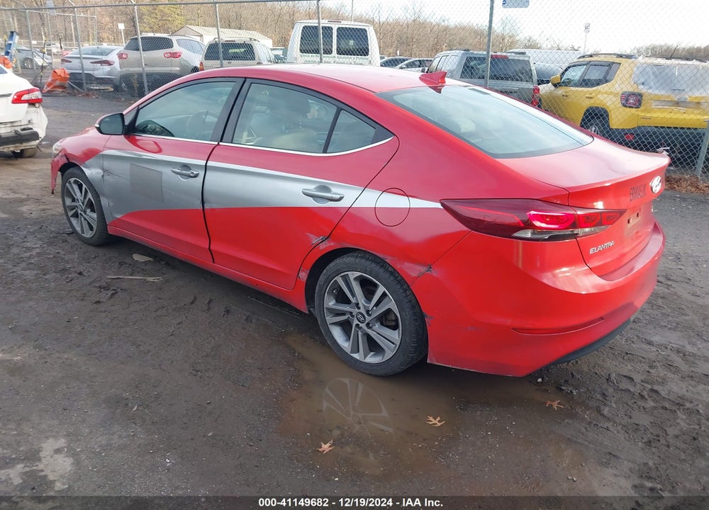 2018 HYUNDAI ELANTRA VIN: KMHD84LF2JU635244