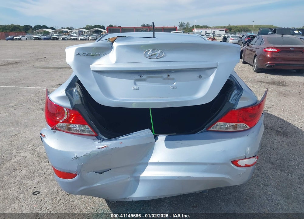 2013 HYUNDAI ACCENT GLS VIN: KMHCT4AE7DU469375