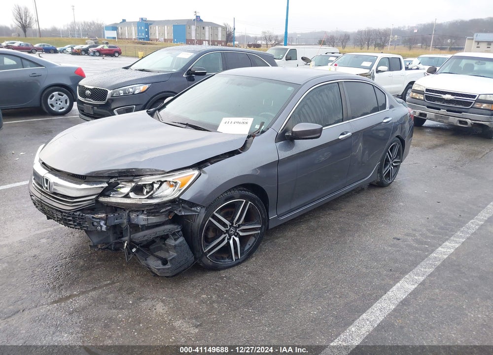 2016 HONDA ACCORD SPORT VIN: 1HGCR2F50GA106505