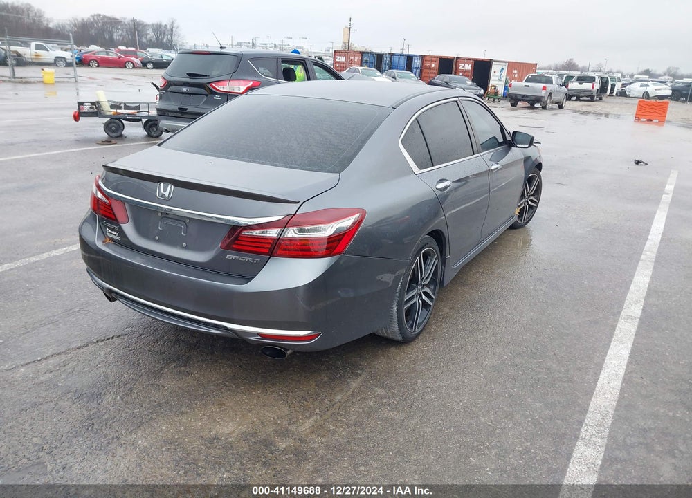 2016 HONDA ACCORD SPORT VIN: 1HGCR2F50GA106505