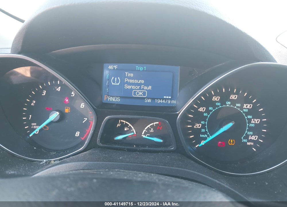 2013 FORD ESCAPE S VIN: 1FMCU0F79DUD72338