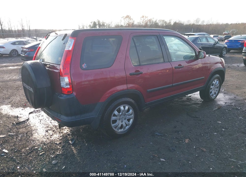 2006 HONDA CR-V EX VIN: SHSRD78876U407363