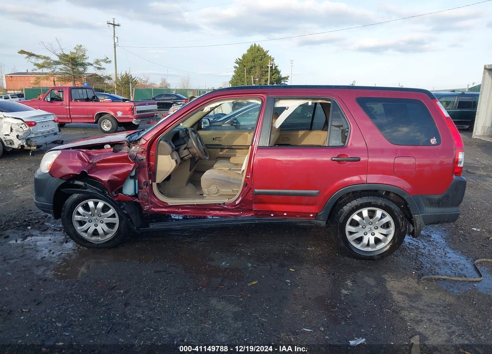 2006 HONDA CR-V EX VIN: SHSRD78876U407363