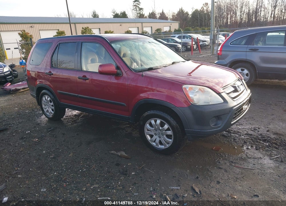 2006 HONDA CR-V EX VIN: SHSRD78876U407363