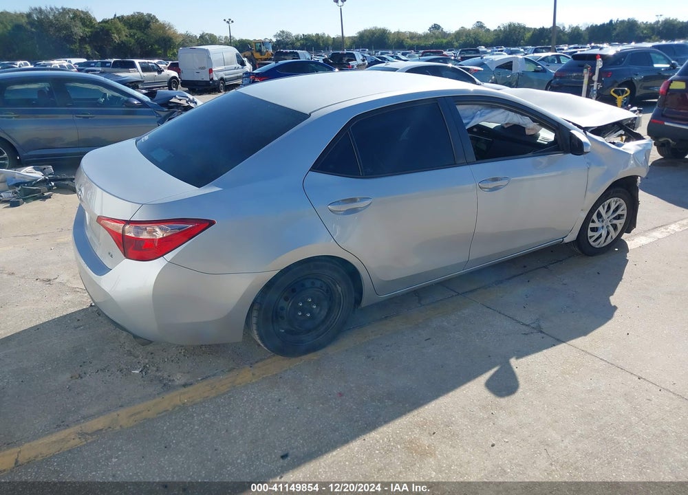 2019 TOYOTA COROLLA LE VIN: 5YFBURHE6KP926090