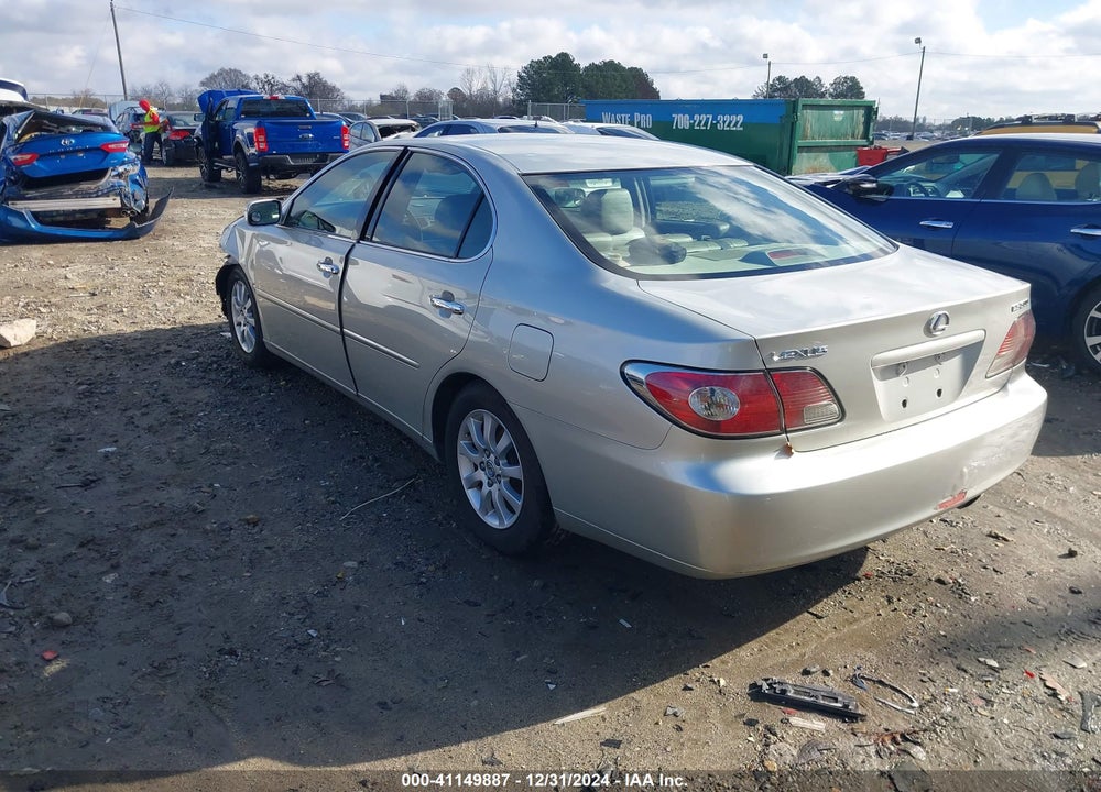 2003 LEXUS ES 300 VIN: JTHBF30G836007929