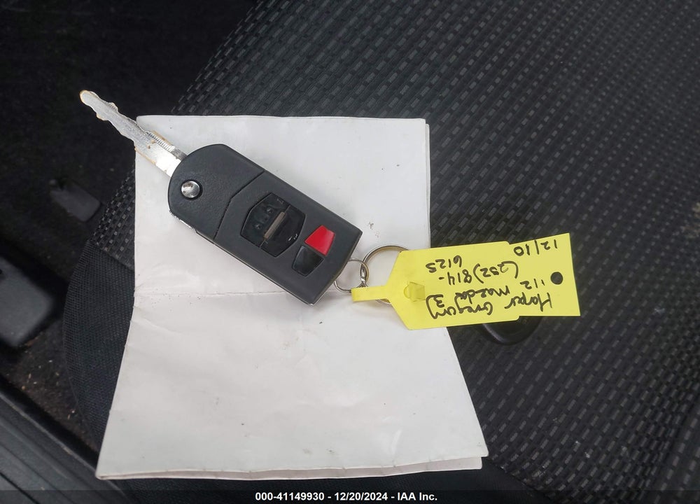 2012 MAZDA 3 I TOURING VIN: JM1BL1V79C1532518