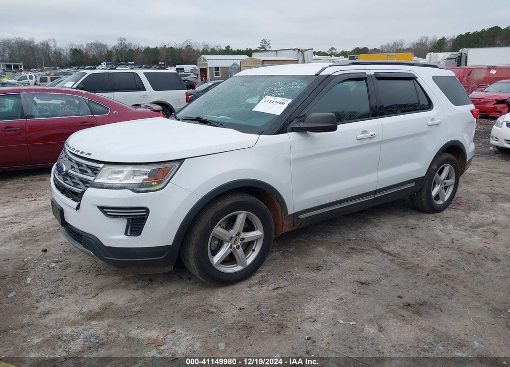 2019 FORD EXPLORER XLT VIN: 1FM5K7D81KGA36021
