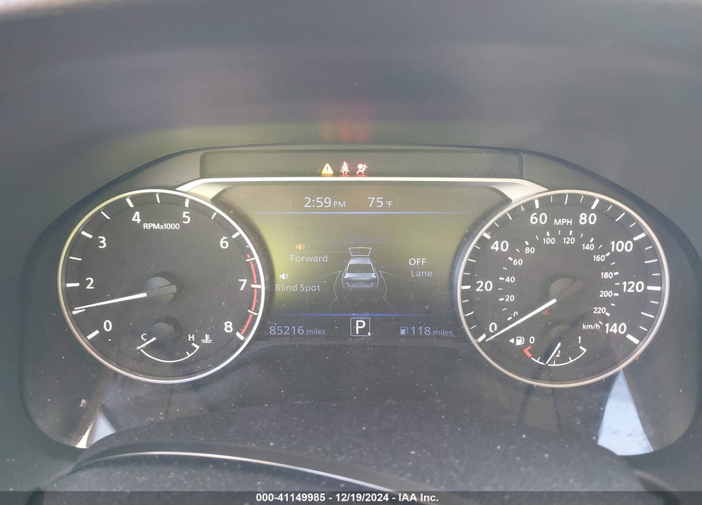 2019 NISSAN ALTIMA VIN: 1N4BL4DV7KC154225